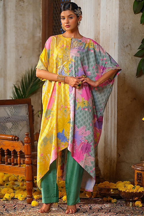 Buy American Crape Kaftan Online India